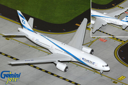 El Al Israel Airlines Boeing 777-200ER (GeminiJets 1:400)