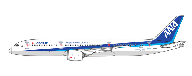 ANA - All Nippon Airways Boeing 787-9 (Aether Model 1:500)