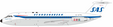 SAS Scandinavian Airlines - BAC 111-301AG One-Eleven (Inflight200 1:200)