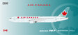 Air Canada - Boeing 767-300ER (Panda Models 1:400)