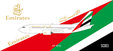 Emirates Airline - Boeing 737-300 (Panda Models 1:400)