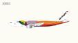 Air Niugini - Airbus A300B4 (Other (Yu ModeL) 1:400)