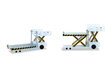  - Container Loader, white (2 pcs.) (Herpa Wings 1:500)