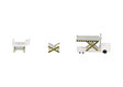  - Container Loader, white (2 pcs.) (Herpa Wings 1:500)