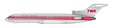 TWA Trans World Airlines Boeing 727-200 (V1:400 1:400)