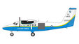 United States Air Force (USAF) - de Havilland Canada DHC-6-300 (UV-18B) Twin Otter (GeminiJets 1:200)