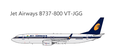 Jet Airways - Boeing 737-800 (Panda Models 1:400)